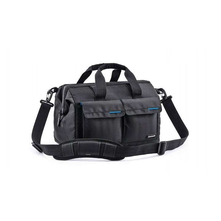 Geanta foto Cullmann Amsterdam Maxima 335, neagra, 30x19x15cm, impermeabila, cu suport pentru trepied