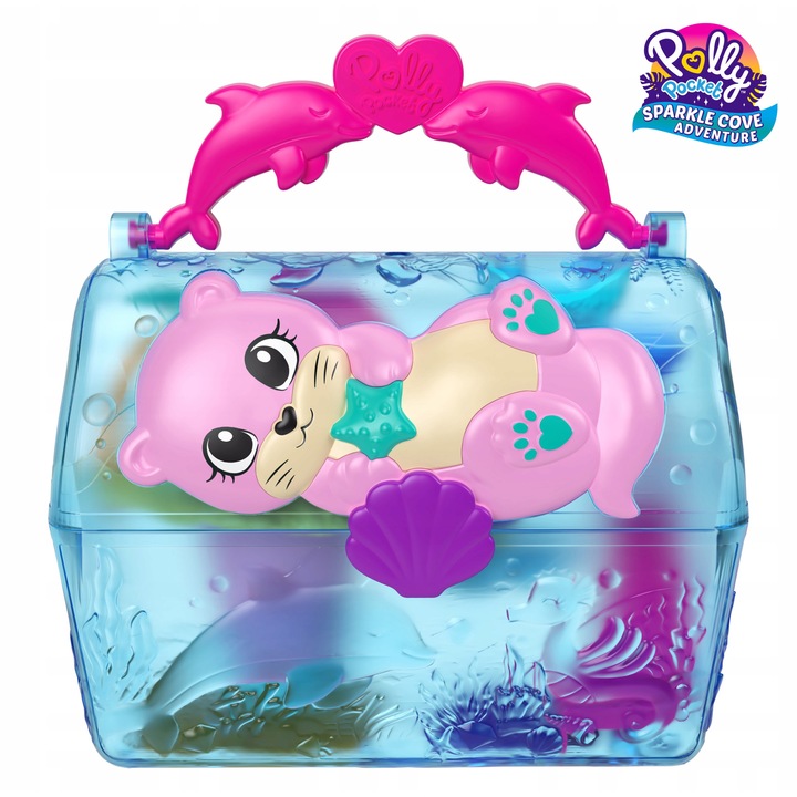 Polly Pocket, set 2 figurine, accesorii, multicolor, 30x25x10cm
