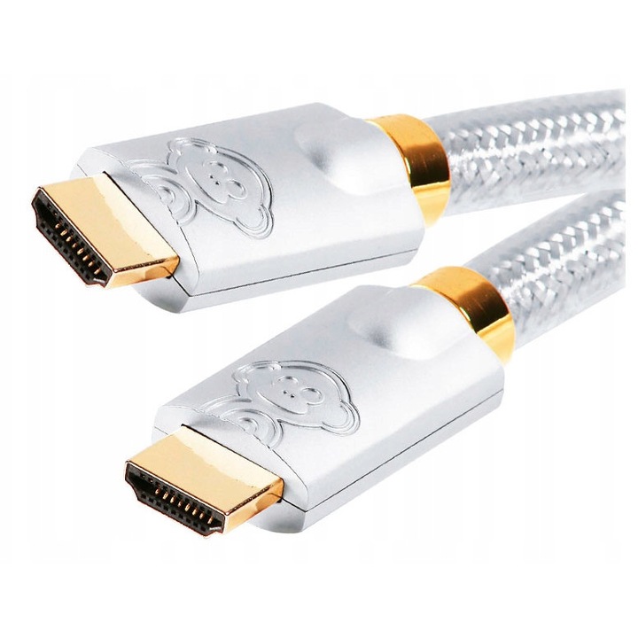 Cablu HDMI MonkeyCable Connoisseur 1m, 4K, 3D, Ethernet