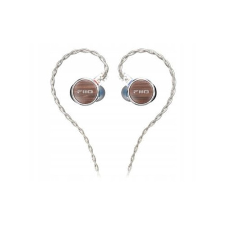 Casti in-ear FiiO FP3 planare, usoare, rosewood, 14,5mm, 1,2m