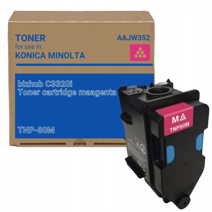 Тонер Gocolor TNP80M Magenta 9000 страници за принтери Konica Minolta Bizhub C3320i