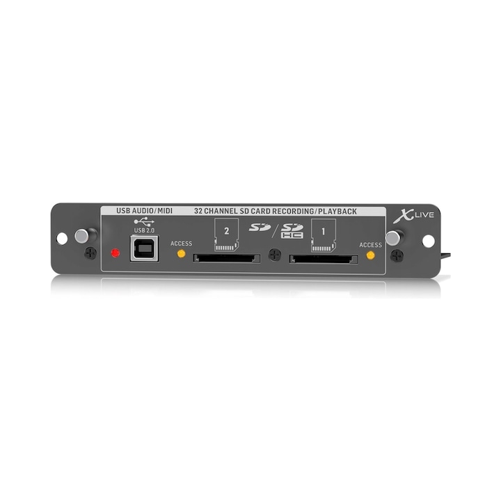 Behringer X-LIVE - bővítőkártya X32 keverőhöz, 32 csatorna, USB, SD/SDHC