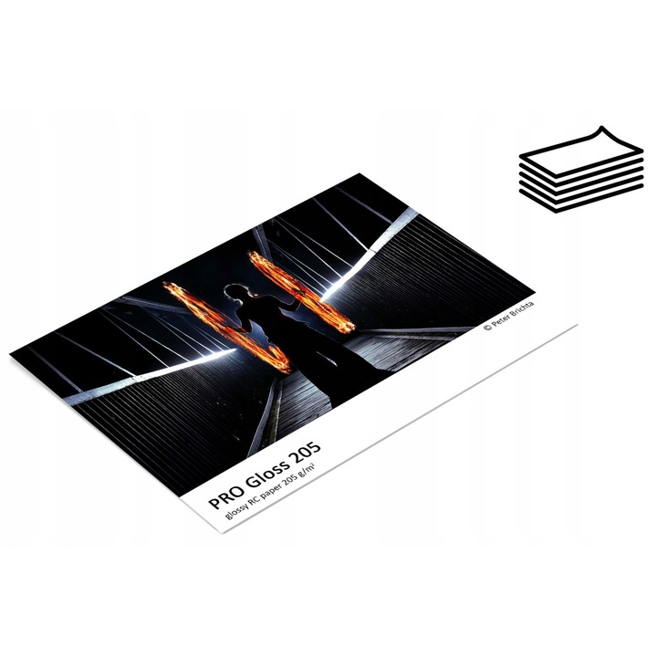 Hartie foto Fomei Pro Gloss 205gsm A4 set 25 bucati, lucioasa, 10x15cm, 13x18cm
