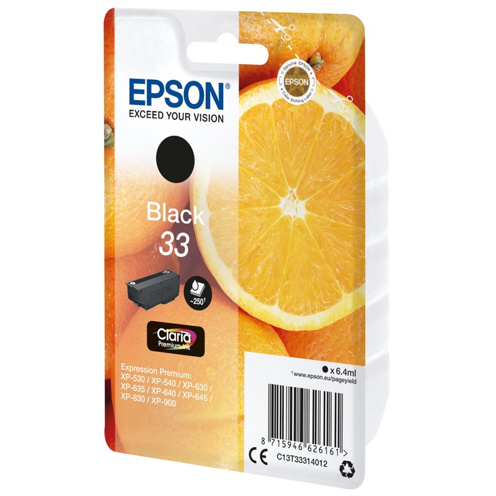 EPSON T3331 eredeti fekete tintapatron