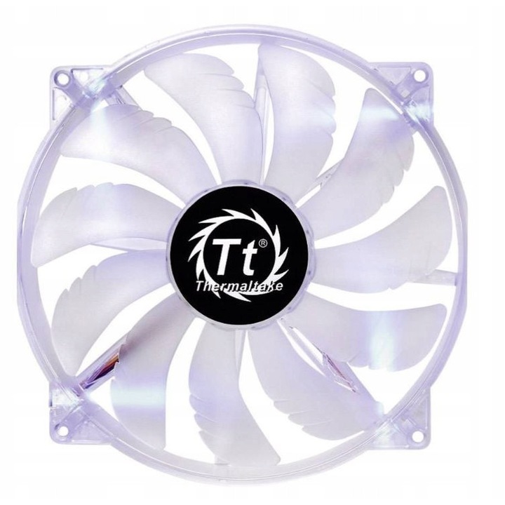 Ventilator PC Thermaltake Pure 20 Blue, 200mm, 800 RPM, 28.2 dB, 200x200x30mm