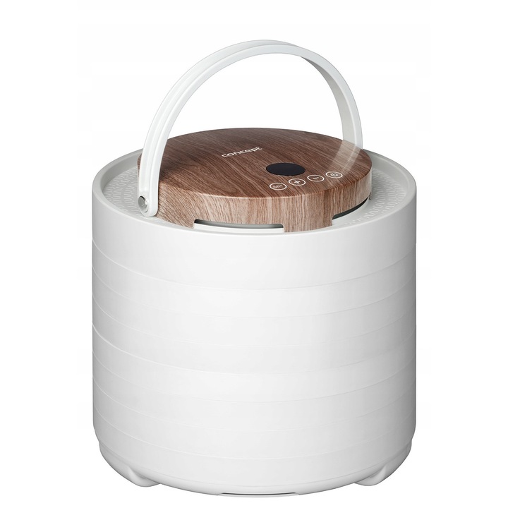 Deshidrator Concept SO3020, 7 placi, control digital, capac din lemn, 32x34x34cm