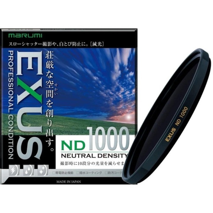 Filtru ND1000 Marumi EXUS 77mm, 1000x intunecare, antireflex, antistatic