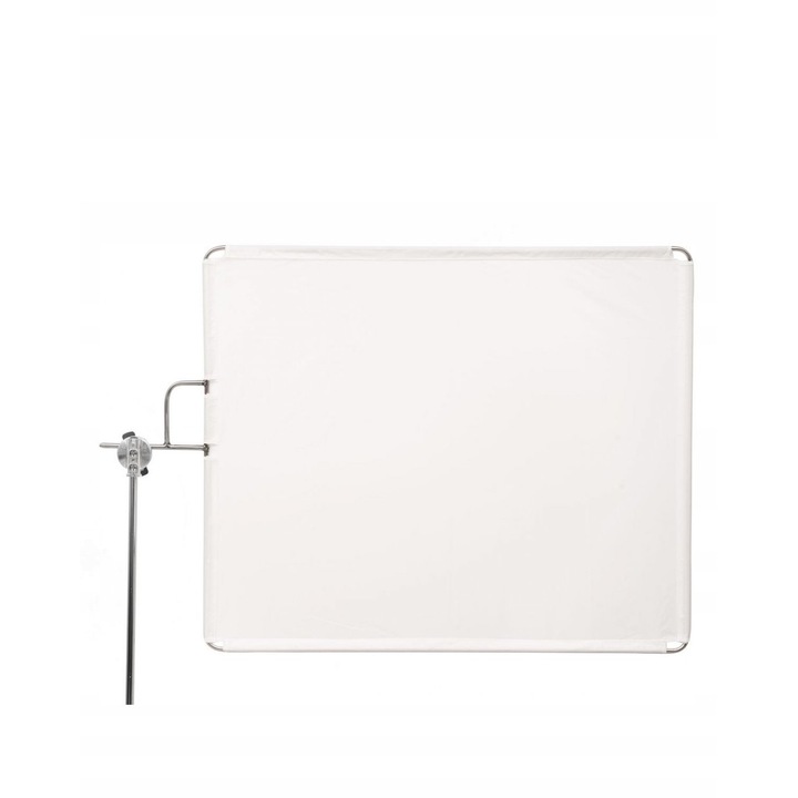 Set GlareOne White Flag 75x90 cm, difuzor alb pe rama, control precis al luminii, montaj direct pe stative