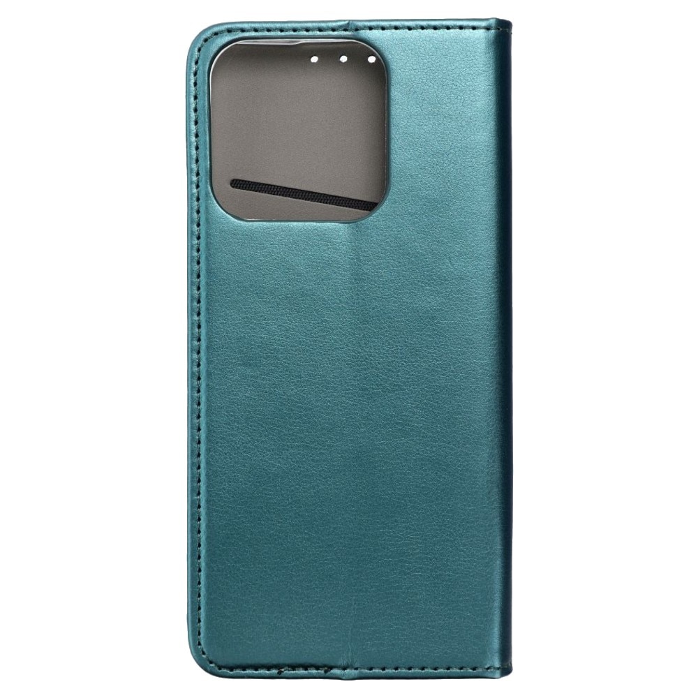 Husă de protecție PartnerTele SmartMagneto, tip carte, pentru Honor X6c, Verde închis/Gri