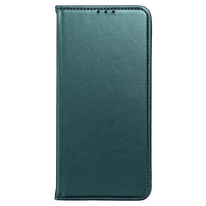 Husă de protecție PartnerTele SmartMagneto, tip carte, pentru Honor X6c, Verde închis/Gri