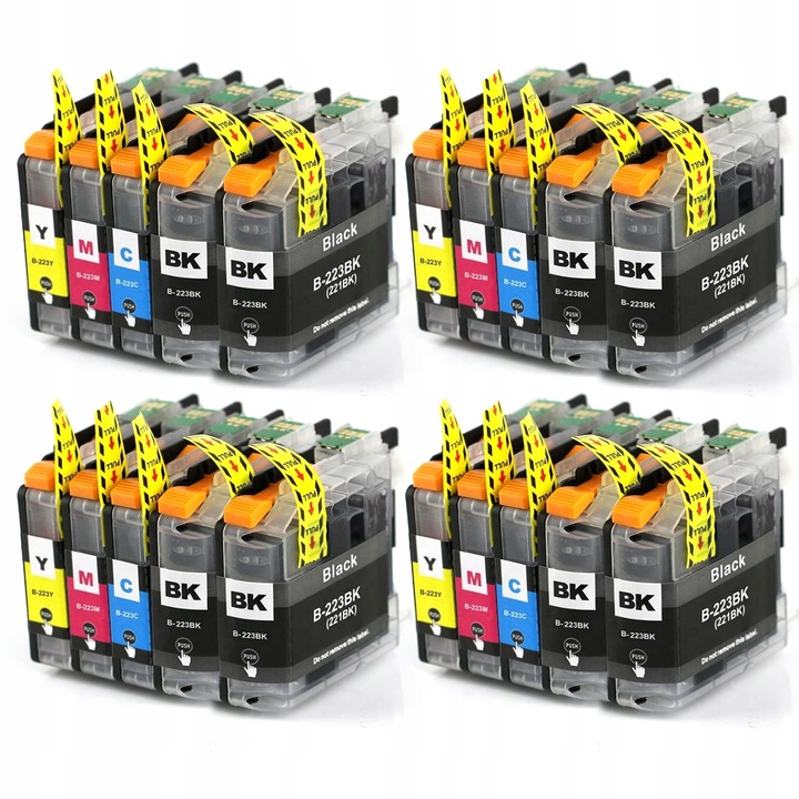 20x LC-223 tintapatron készlet, 8x fekete, 4x cián, 4x magenta, 4x sárga