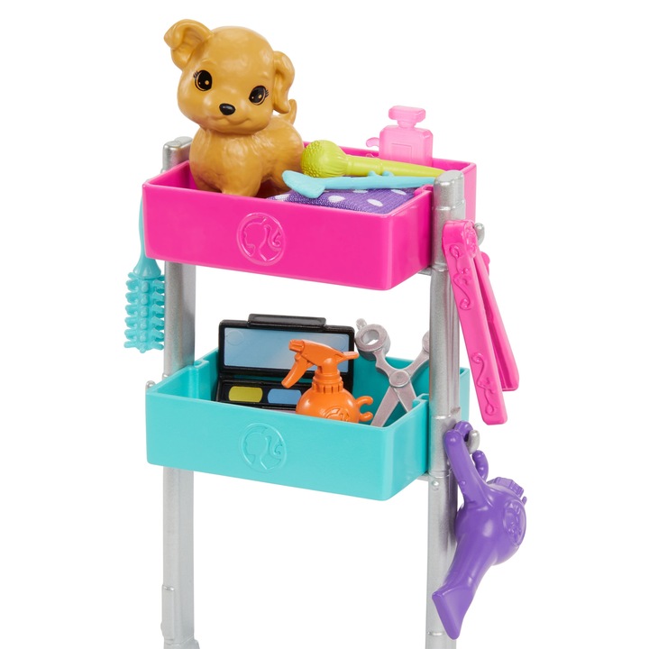 Set papusi Barbie Malibu cu accesorii, 29xcm, blond, pentru copii de la 3 ani