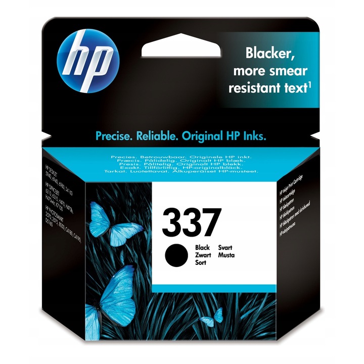 HP 337 tintapatron, fekete, 11 ml