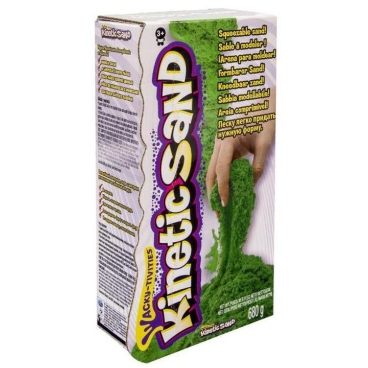 Kinetic Sand modelőgyurma, Libra, neonzöld, 680g