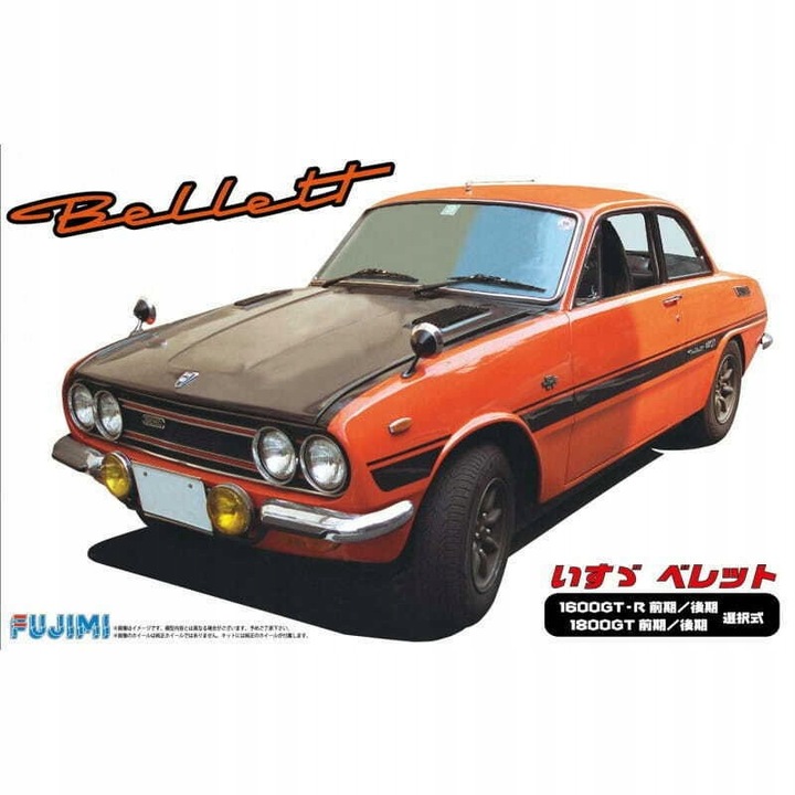 Isuzu Bellett 1600GT-R 1:24 modellautó, összeszerelő készlet, Fujimi