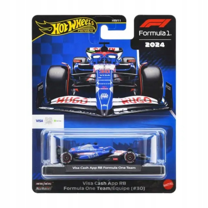 Masinuta Hot Wheels Premium Formula 1 2024, set, pentru colectie, multicolor, 3+ ani