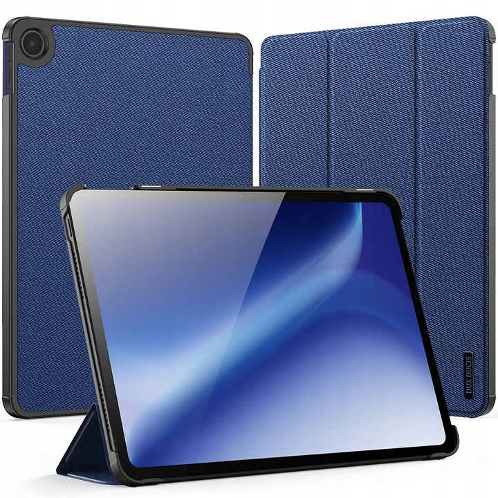 Husa tableta Dux Ducis Domo pentru OnePlus Pad Go 2, albastra, cu suport, 26,53x19,15cm