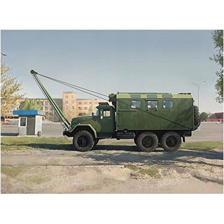 Модел на макет ZiL-131 MTO-AT, ICM, 1:35, 292x132mm, комплект без бои и лепило