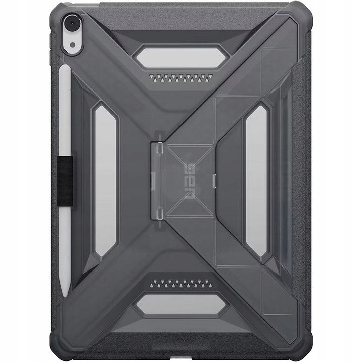 Etui Urban Armor Gear Scout Plus pentru iPad Air 11", TPU, colturi intarite, Ash, 2025