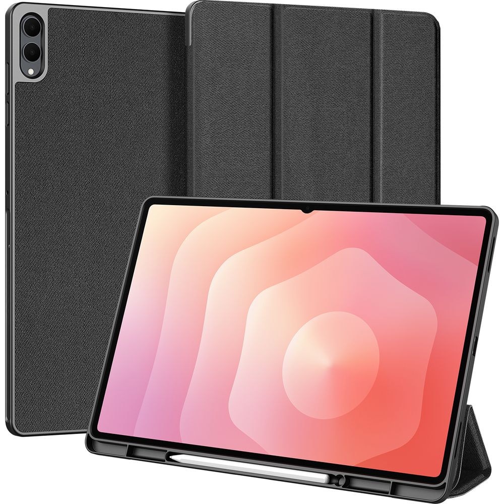 Husa tableta Dux Ducis pentru Galaxy Tab S11 Ultra, cu suport, neagra