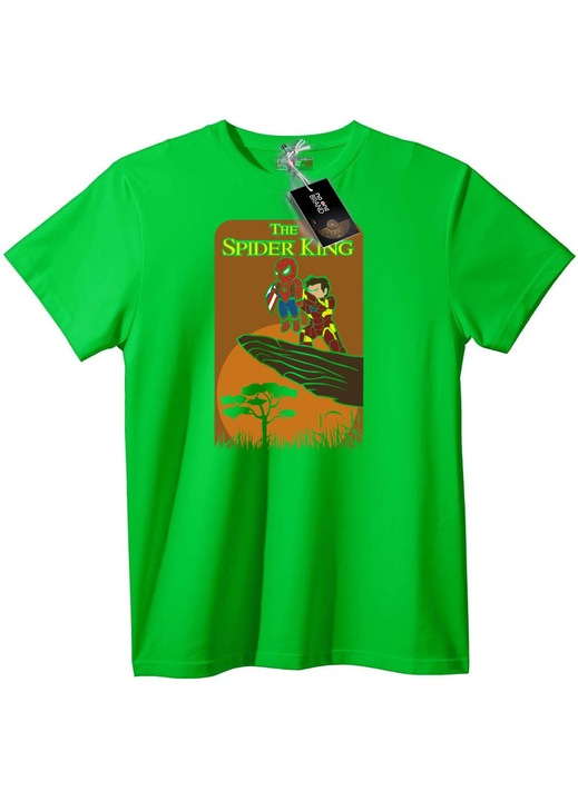 Pók király póló, Világoszöld