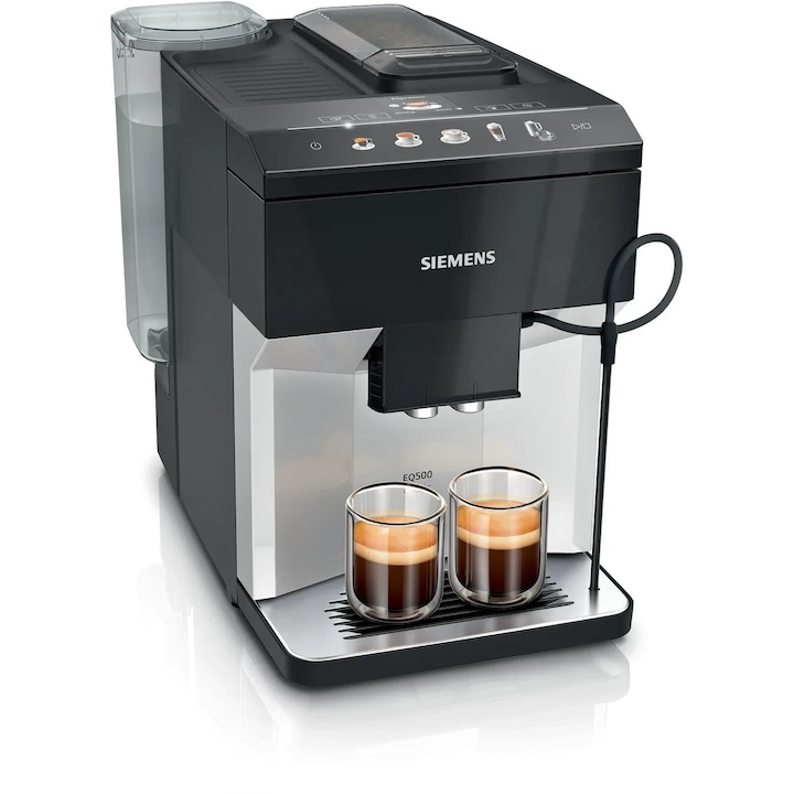 Espressor Automat SIEMENS, 1500 W, 15 bar, Touch, Rezervor 1.9 L, Negru