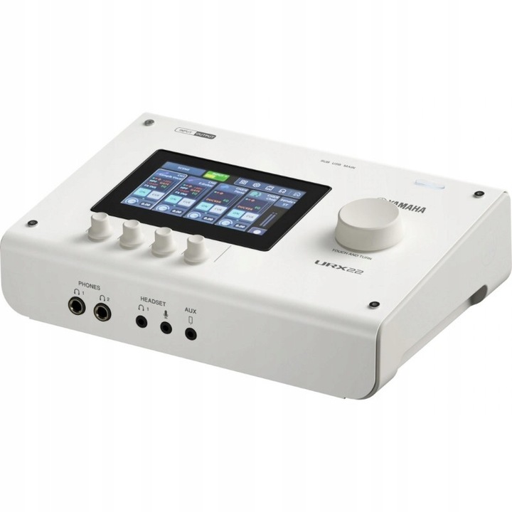 Interfata audio USB-C Yamaha URX44, 4 intrari, 4 iesiri, alb, 245x78x182mm, set cu Cubase AI + WaveLab Cast
