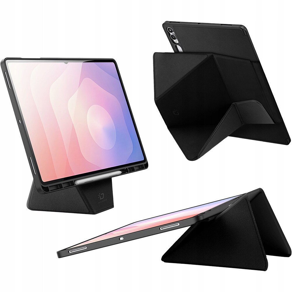 Husa tableta Dux Ducis pentru Galaxy Tab S11/S10/S9 Ultra, neagra, TPU, PU, 14.6"