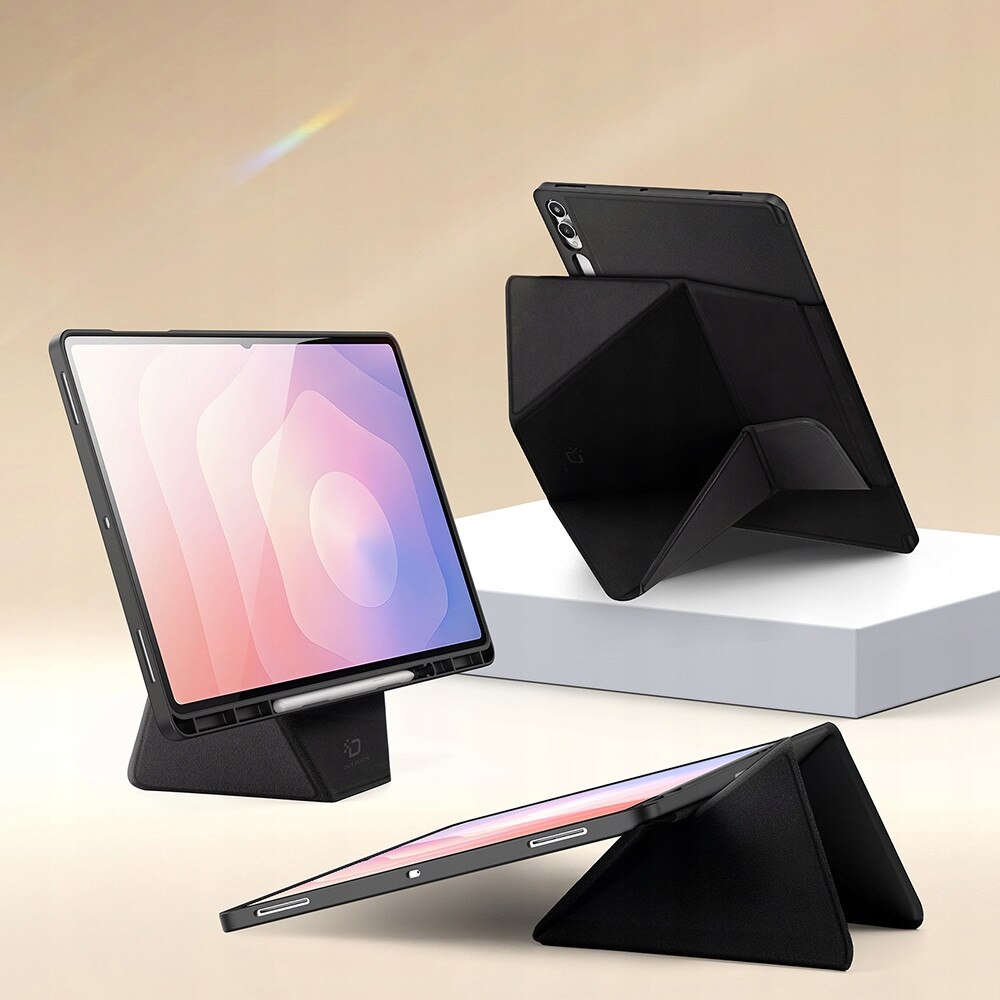 Husa tableta Dux Ducis pentru Galaxy Tab S11/S10/S9 Ultra, neagra, TPU, PU, 14.6"