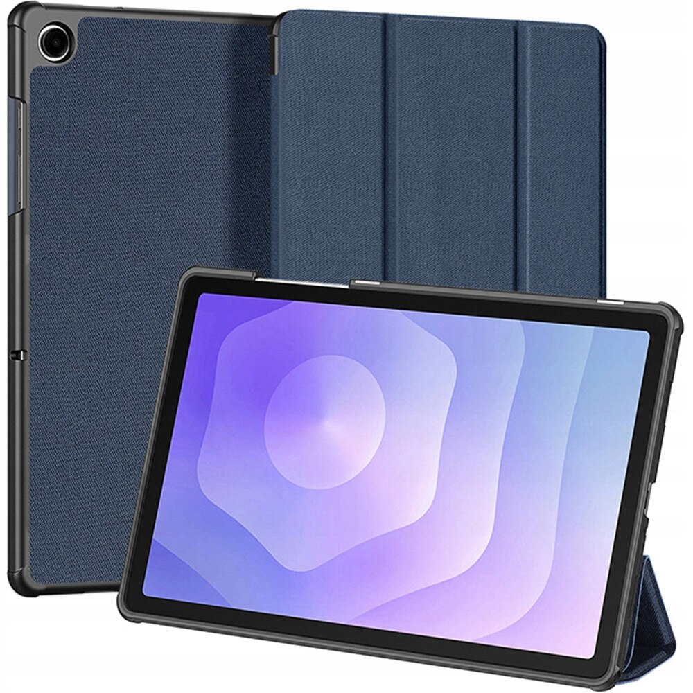 Husa Dux Ducis Domo pentru Samsung Galaxy Tab A11 Plus/A9 Plus, protectie 360°, albastra, 11,0"