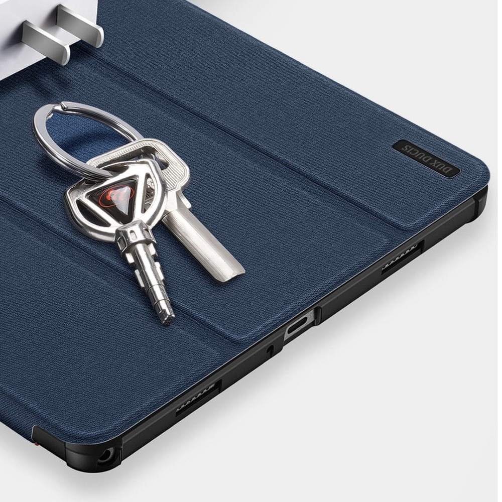 Husa Dux Ducis Domo pentru Samsung Galaxy Tab A11 Plus/A9 Plus, protectie 360°, albastra, 11,0"