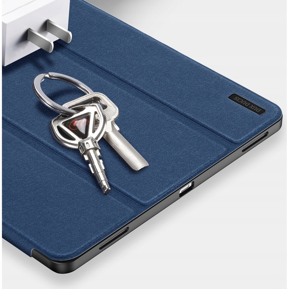 Husa tableta Dux Ducis Domo pentru Samsung Galaxy Tab S11 Ultra, 14.6", albastra, cu suport, protectie 360°