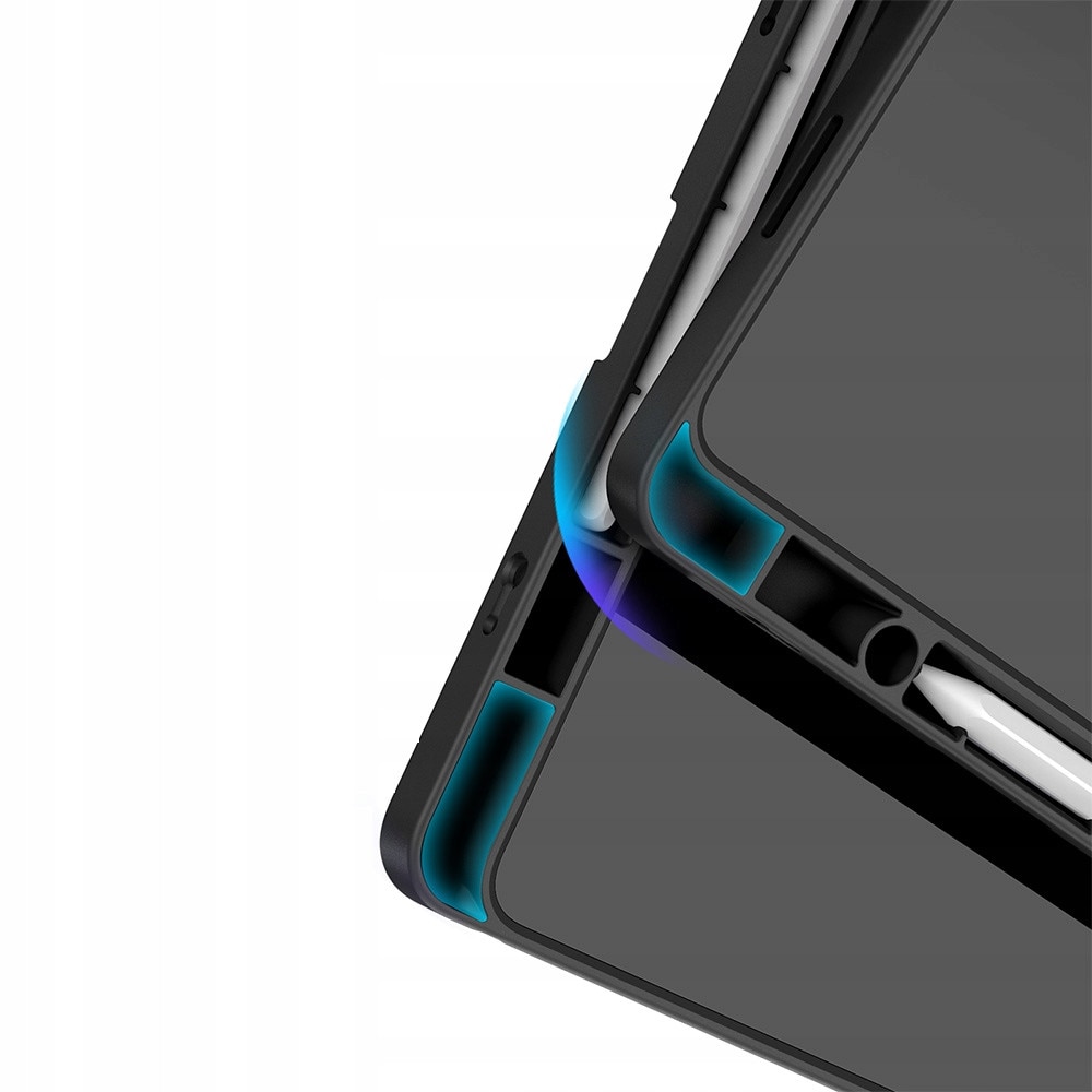 Etui Dux Ducis pentru Samsung Galaxy Tab A11+/A9+, TPU, PU, PC, transparent, 11,0"