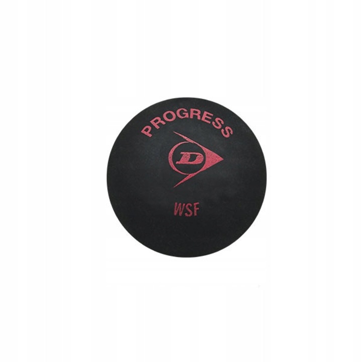 Dunlop Progress squash labda, 3 darabos szett, 1 piros pont, fekete, OS