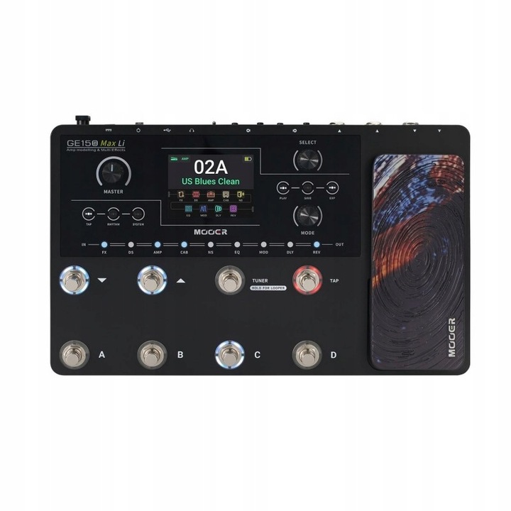 Procesor de sunet Mooer GE150 Max Li, multiefect, 30x20x10cm