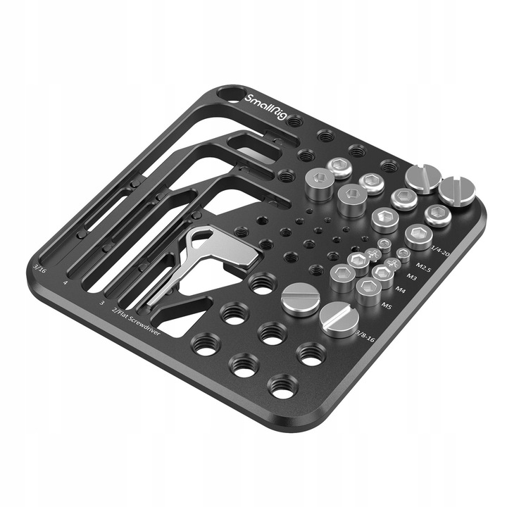 Комплект инструменти SmallRig 3184, 20 винта, размери 115x111x7mm, алуминий, неръждаема стомана