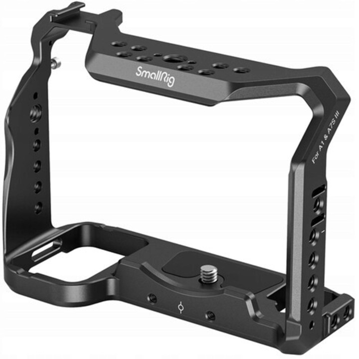 Клетка SmallRig 3241 за Sony A1 и A7S III, с опори за аксесоари, компактни размери