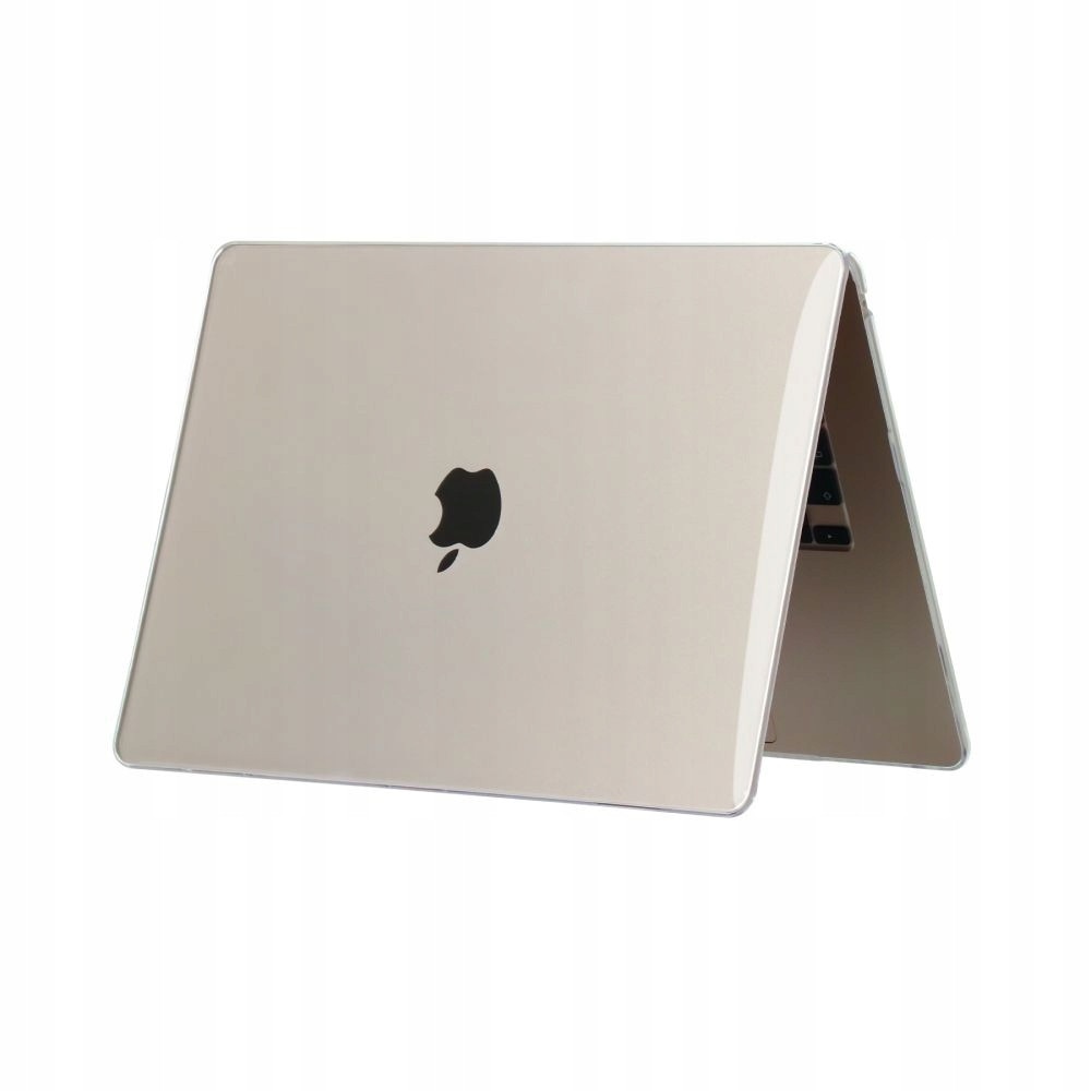 Etui laptop Tech-Protect Smartshell pentru MacBook Air 15 M2/M3 2023-2024, Crystal Clear, set 1x etui