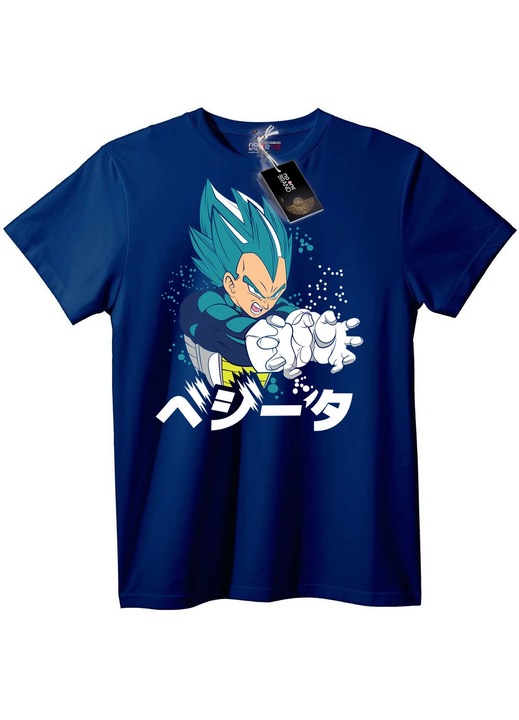 Vegeta Super Saiyan kék póló, Tengerészkék