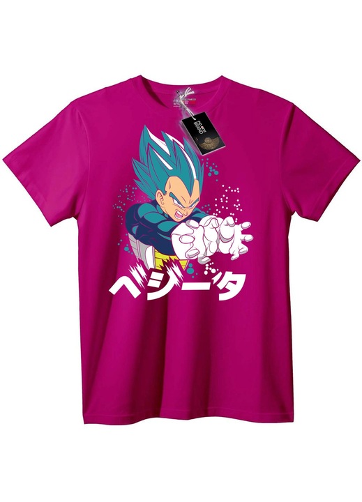 Vegeta Super Saiyan kék póló, Halványlila