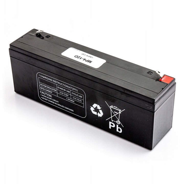 AGM akkumulátor 12V 4Ah, Multipower, 195x47x70mm, 1,6kg