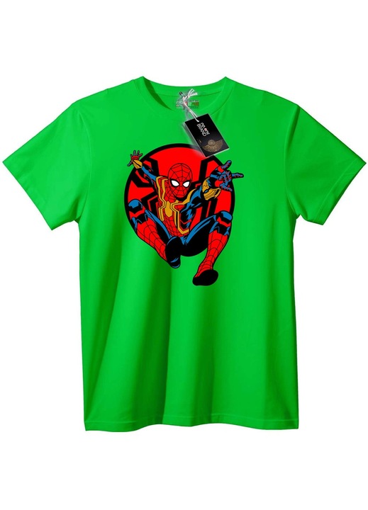 Póló Spider-Man Hős, Világoszöld, 3XL