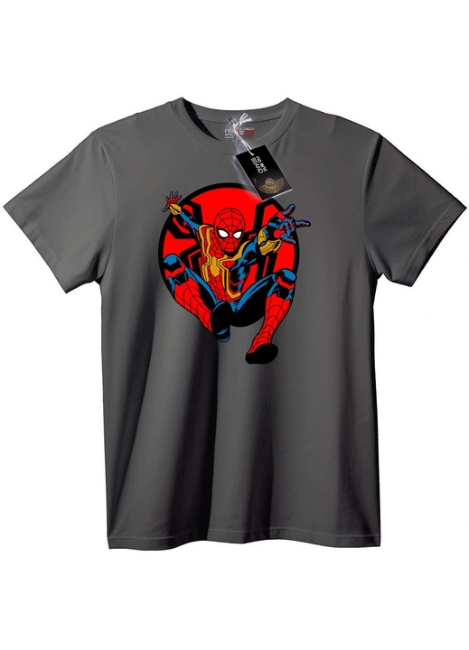 Pókember Hős Póló, Szürke, 3XL