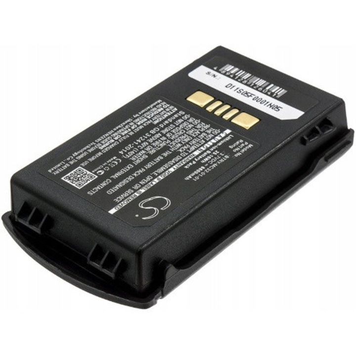 Li-Ion akkumulátor 3,7V, 6800mAh, Cameron Sino, fekete