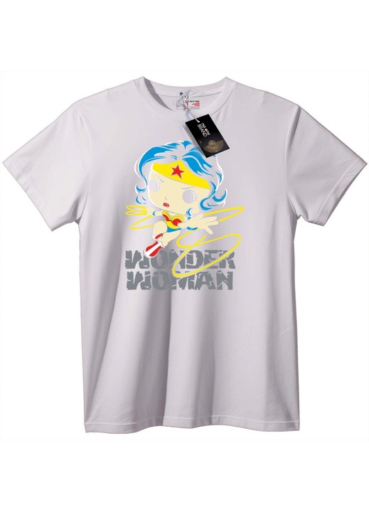 Wonder Woman Chibi póló, Fehér