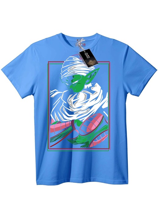 Dragon Ball Póló Piccolo, Világoskék