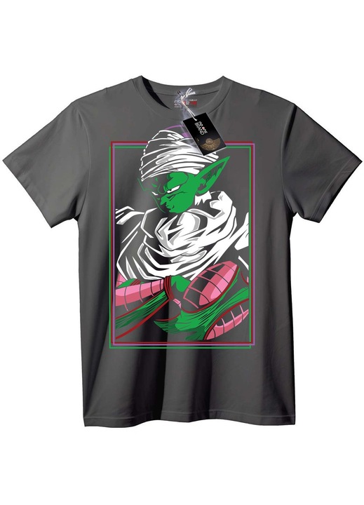 Dragon Ball Póló Piccolo, Szürke