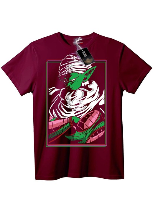 Dragon Ball Póló Piccolo, Bordó