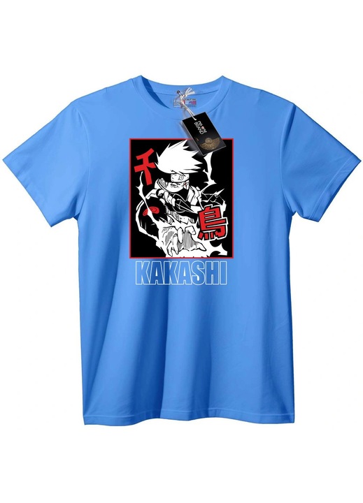 Kakashi Anime póló, Világoskék