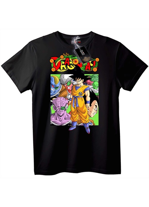 Dragon Ball Z Hősök póló, fekete, 3XL